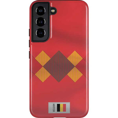 Belgium Soccer Flag Galaxy S22 Pro Case